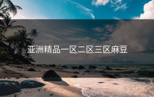亚洲精品一区二区三区麻豆